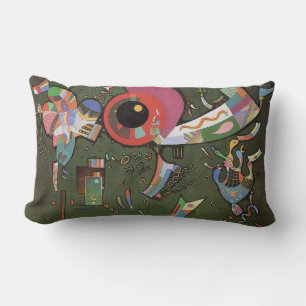 Kandinsky - Around the Circle Lumbar Pillow