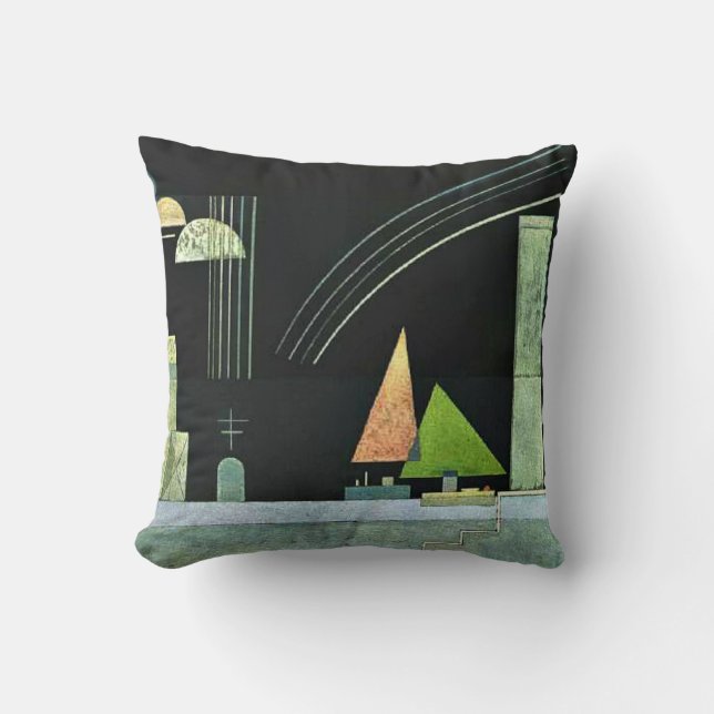 Kandinsky - At Rest Throw Pillow (Front)