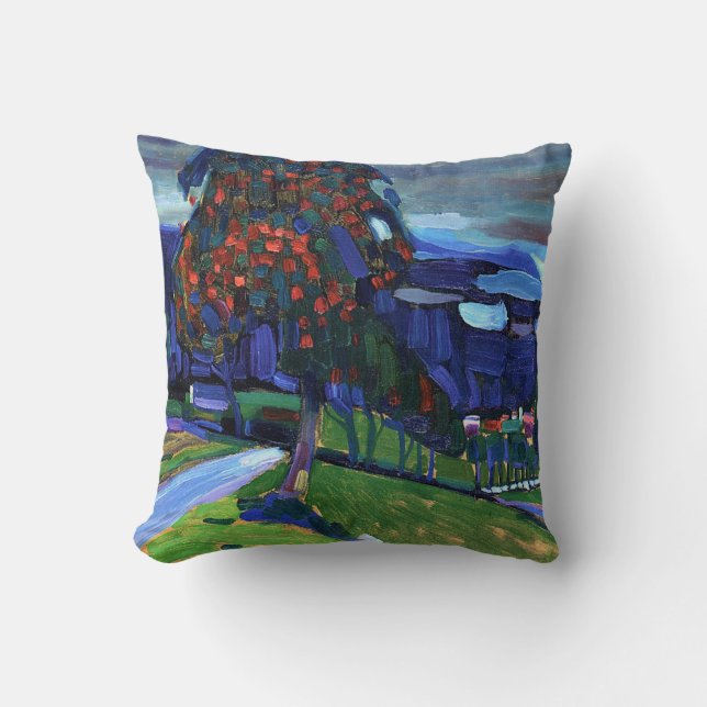 Kandinsky - Autumn in Murnau Throw Pillow (Front)