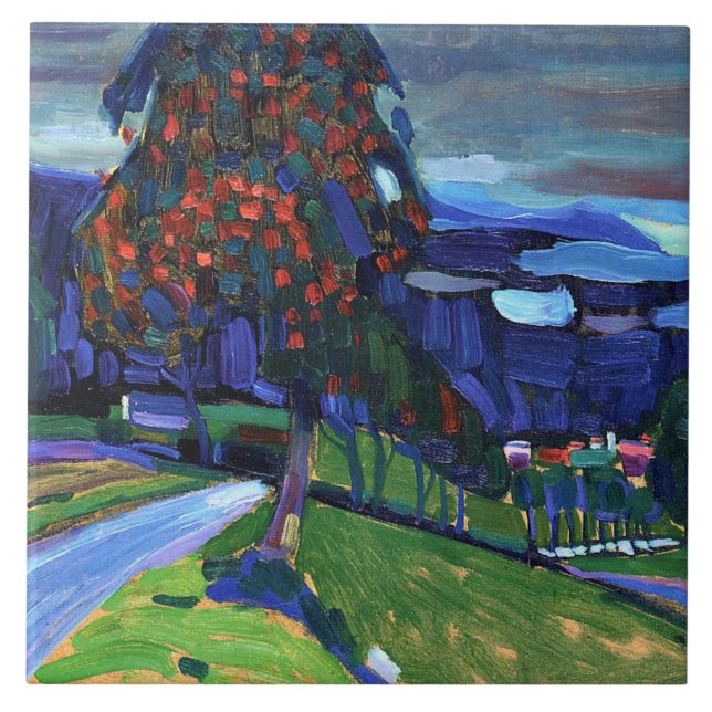 Kandinsky - Autumn in Murnau Tile (Front)
