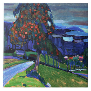 Kandinsky - Autumn in Murnau Tile