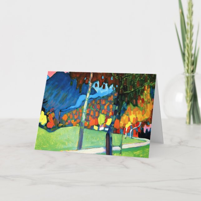 Kandinsky - Autumn Study in Oberau Card (Front)