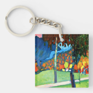 Kandinsky - Autumn Study in Oberau Keychain