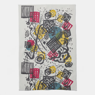 Kandinsky Bauhaus Abstract Geometric Colourful Art Kitchen Towel