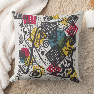 Kandinsky Bauhaus Abstract Geometric Colourful Art Throw Pillow