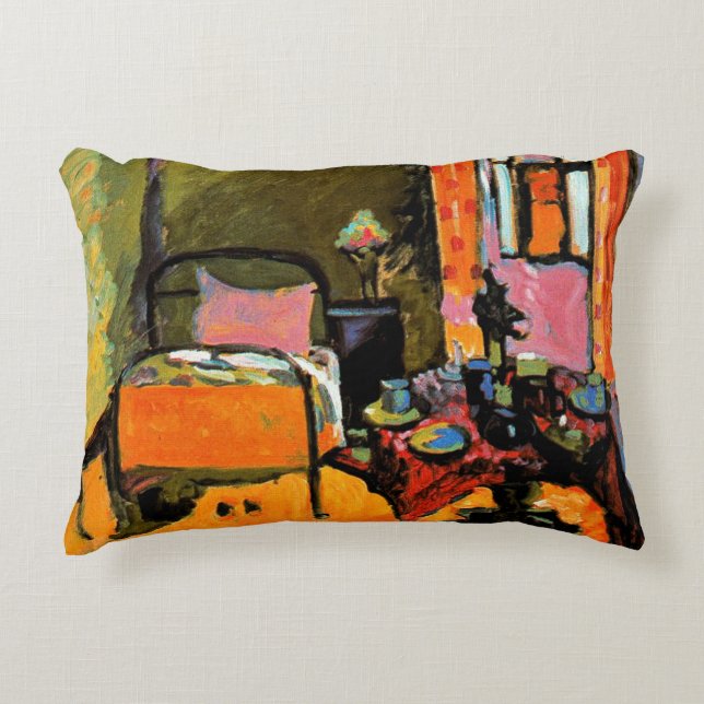 Kandinsky - Bedroom in Aintmillerstrasse Accent Pillow (Front)
