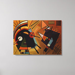 Kandinsky - Black and Violet Canvas Print