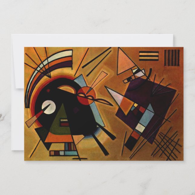 Kandinsky - Black and Violet Card (Front)