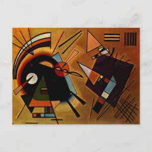 Kandinsky - Black and Violet Postcard