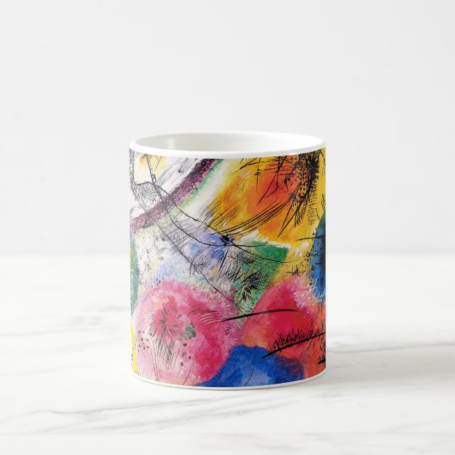 Kandinsky Black Lines Mug (Center)