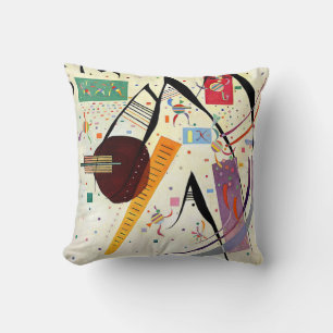Kandinsky - Black Points Throw Pillow