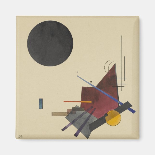 Kandinsky - Black Relationship Magnet (Front)