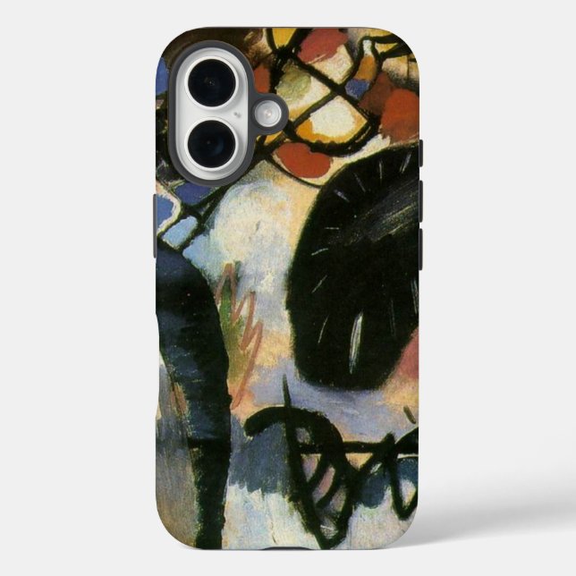 Kandinsky Black Spot Abstract Artwork Case-Mate iPhone Case (Back)