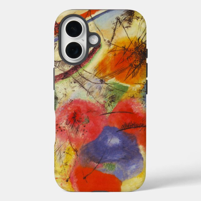 Kandinsky Black Strokes Abstract Painting Case-Mate iPhone Case (Back)