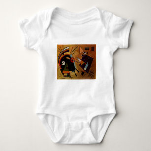 Kandinsky Black Violet Baby Bodysuit