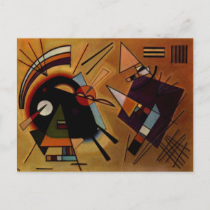 Kandinsky Black Violet Postcard