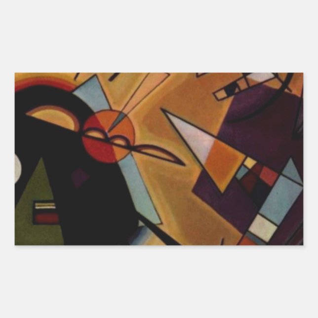 Kandinsky Black Violet Sticker (Front)