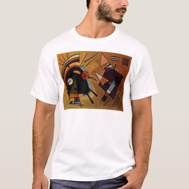 Kandinsky Black Violet T-Shirt (Front)