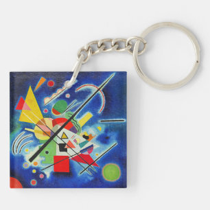 Kandinsky - Blue Painting, Keychain