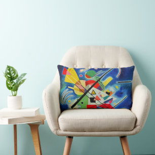 Kandinsky - Blue Painting Lumbar Pillow