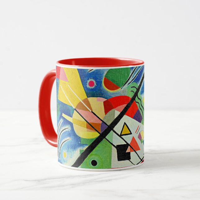 Kandinsky - Blue Painting Mug (Front Left)