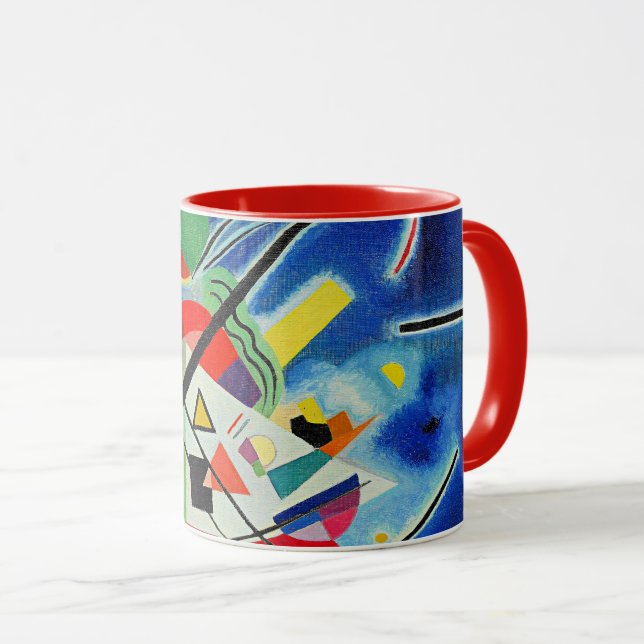 Kandinsky - Blue Painting Mug (Front Right)