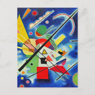 Kandinsky - Blue Painting Postcard