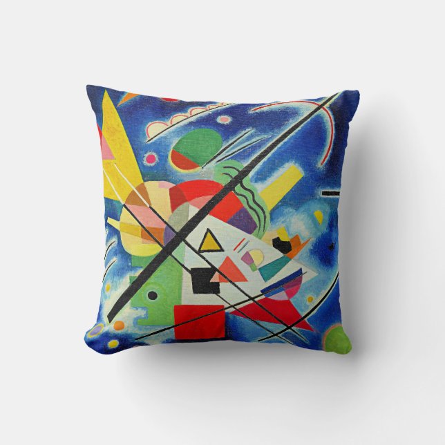 Kandinsky - Blue Painting, Throw Pillow (Front)