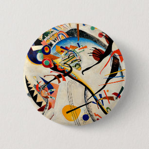 Kandinsky - Blue Segment, 2 Inch Round Button