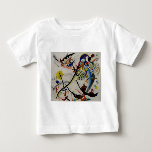 Kandinsky Blue Segment Baby T-Shirt (Front)