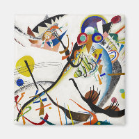 Kandinsky Blue Segment Magnet