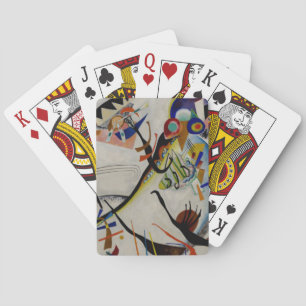 Kandinsky Blue Segment Playing Cards