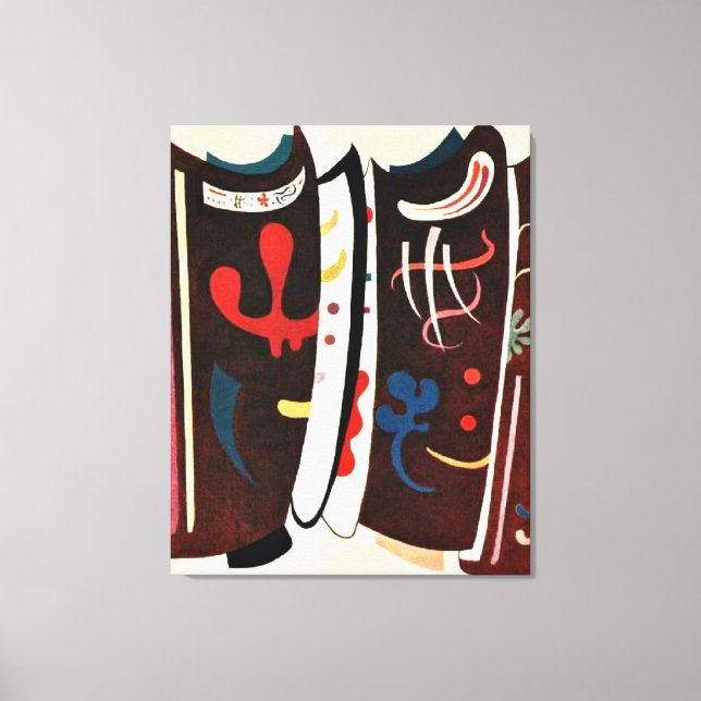 Kandinsky - Brown with Supplement Canvas Print (Front)