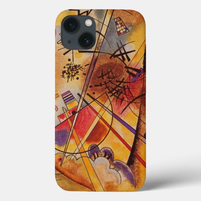 Kandinsky Brown Yellow Red Blue Case-Mate iPhone Case (Back)
