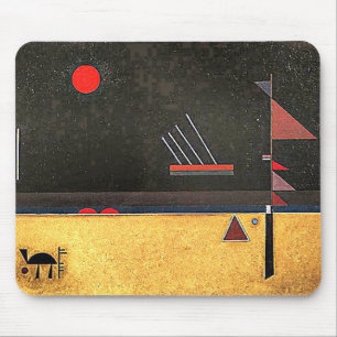 Kandinsky - Brownish, abstract art Mouse Pad