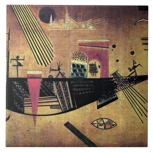 Kandinsky - Capricious Tile (Front)