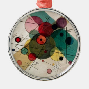 Kandinsky Cercles Abstraits Céramique Ornement ron