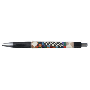 Kandinsky - Checked, abstract art Pen