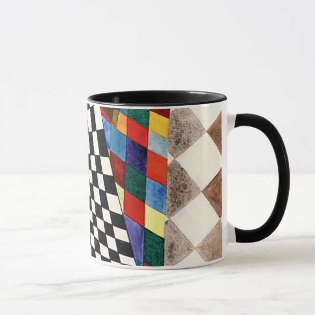 Kandinsky - Checked Mug (Right)