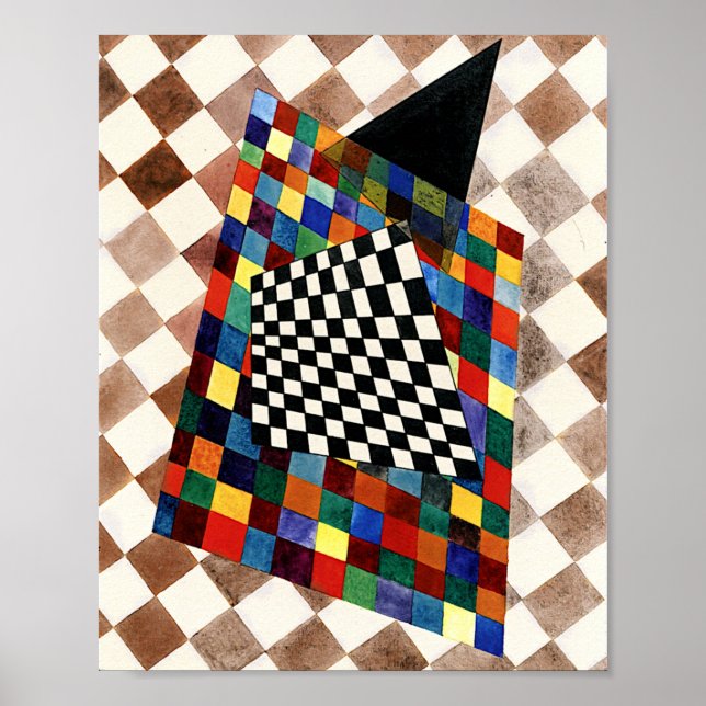Kandinsky - Checked Poster (Front)