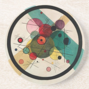 Kandinsky - Circle in a Circle Coaster