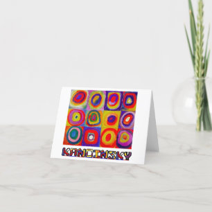 Kandinsky Circles Holiday Card
