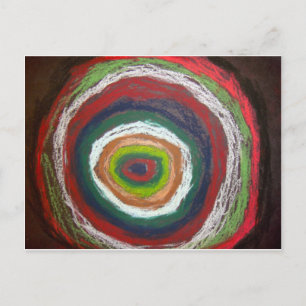 Kandinsky Circles Postcard