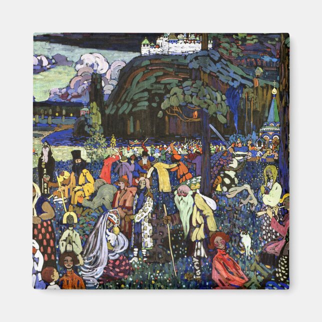 Kandinsky - Colourful Life, Magnet (Front)
