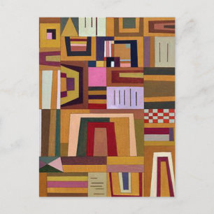 Kandinsky - Compensation Rose Postcard
