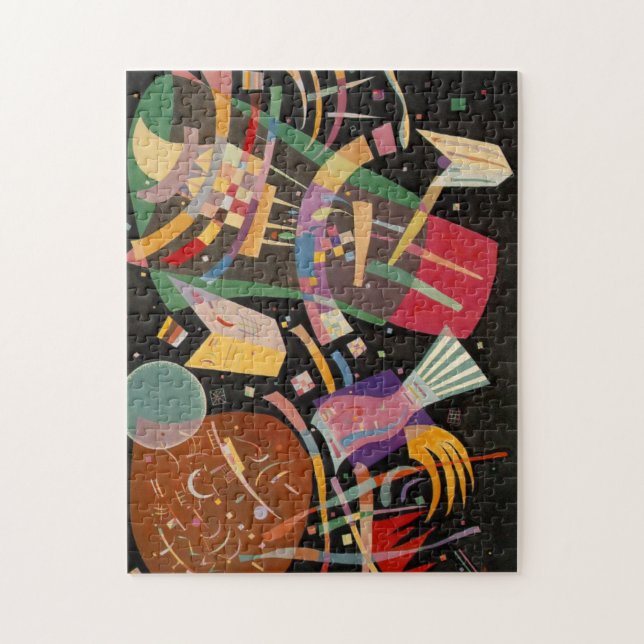 Kandinsky Composition 10 Abstract Painting Jigsaw Puzzle (Vertical)