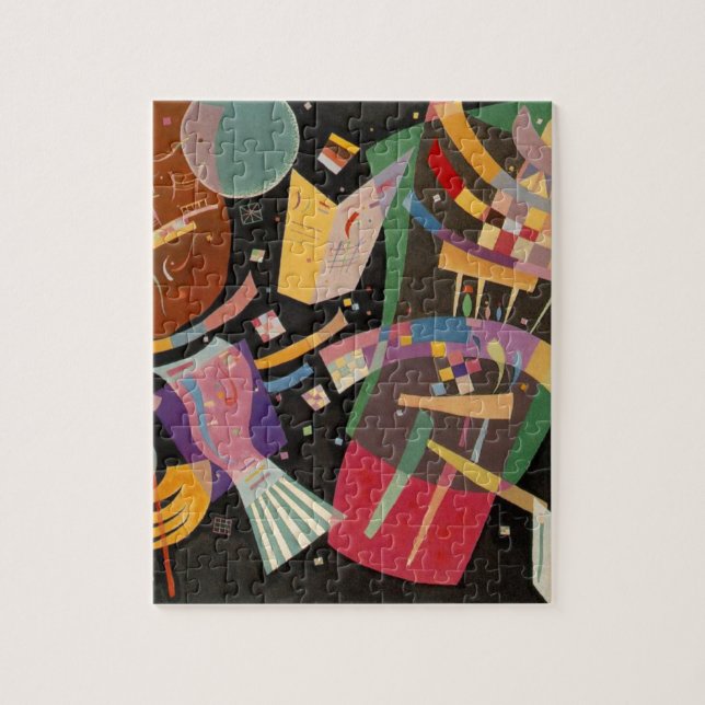 Kandinsky Composition 10 Abstract Painting Jigsaw Puzzle (Vertical)