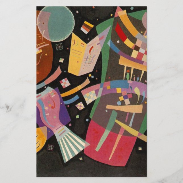 Kandinsky Composition 10 Abstract Painting Stationery (Front)