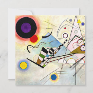 Kandinsky Composition 8 Holiday Card
