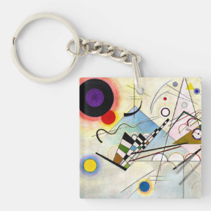Kandinsky Composition 8 Keychain